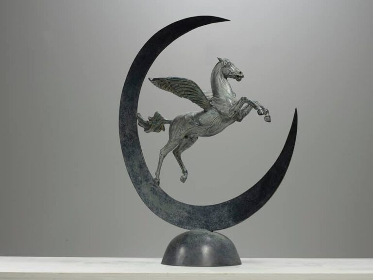 En attendant l'envol - Sculpture bronze